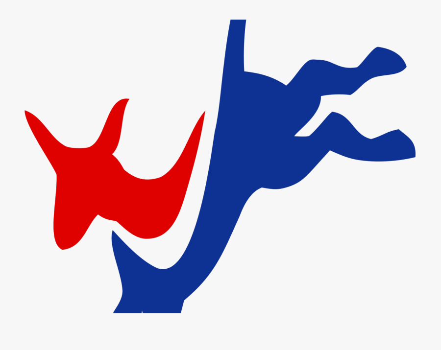 United States Democratic Party Political Party Republican - Democratic Donkey Kicking Logo, Transparent Clipart