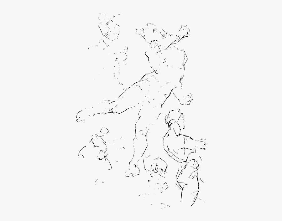 Constructive Anatomy Drawing Book 17 - Line Art, Transparent Clipart