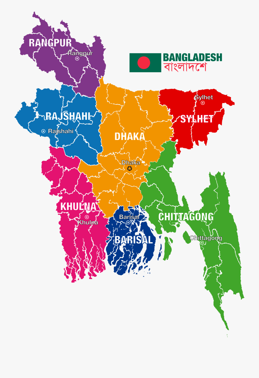 Bangladesh Map Icons Png - Bangladesh Map Bangla Pdf, Transparent Clipart