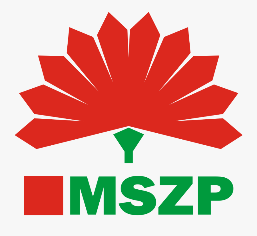 Insignia Hungary Political Party Mszp - Hungary Social Democratic Party, Transparent Clipart