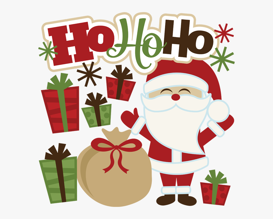 Cute Merry Christmas Clipart, Transparent Clipart