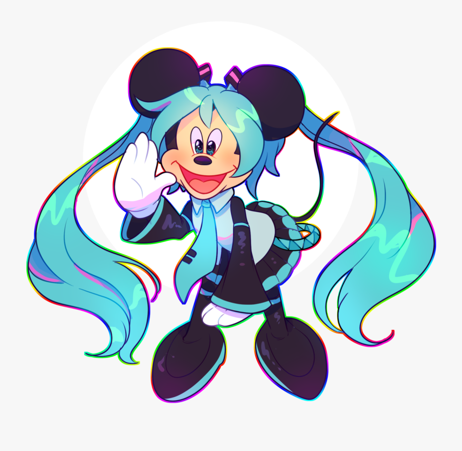 Hatsune Mickey, Transparent Clipart