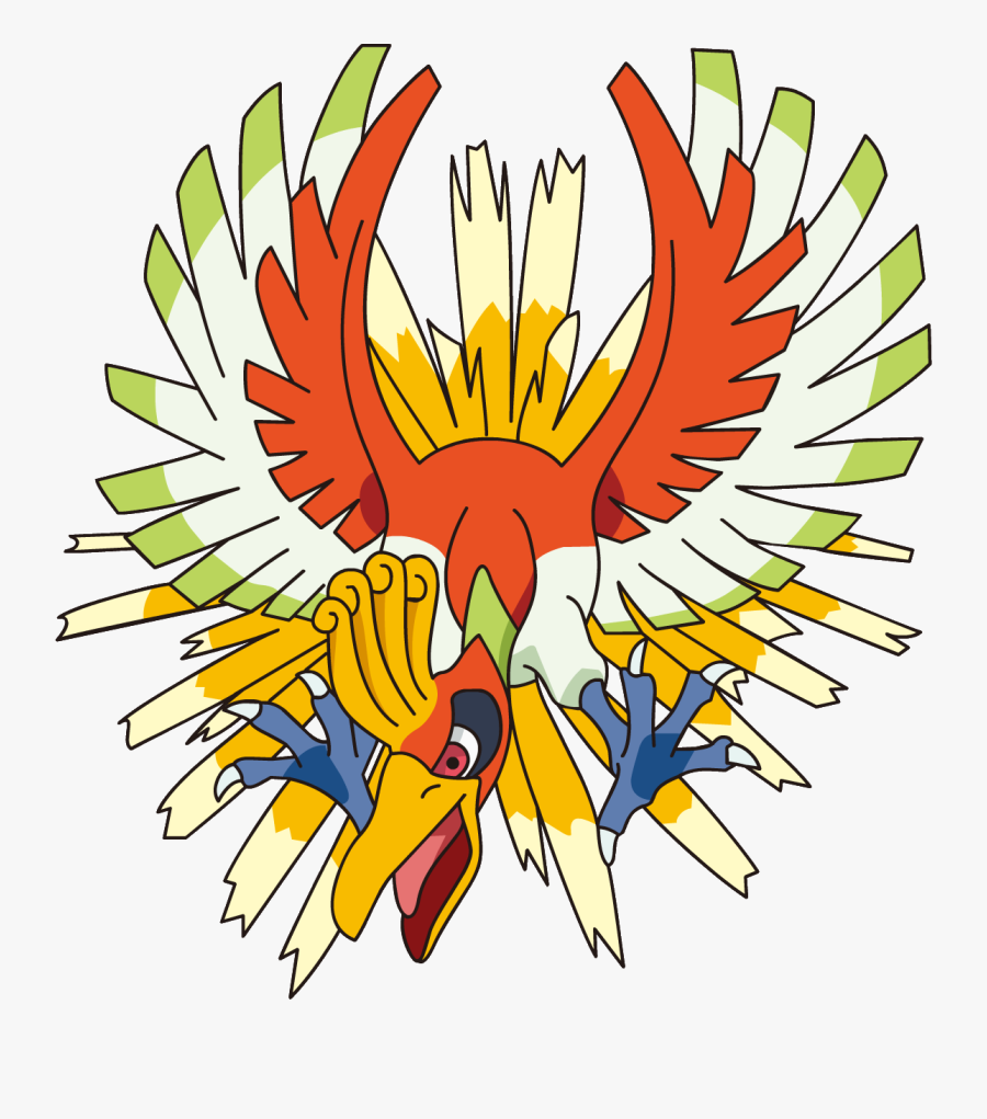 Transparent Ho Ho Ho Clipart - Ho Oh And Fearow, Transparent Clipart