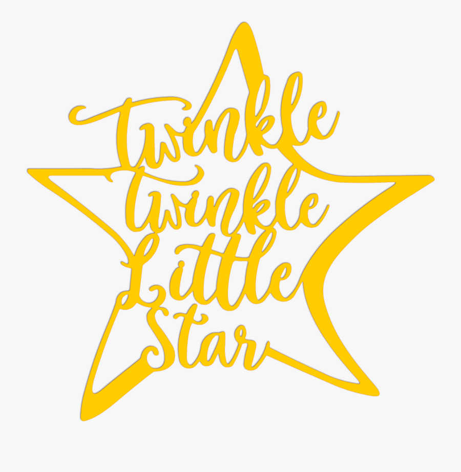 Transparent Twinkle Twinkle Little Star Png - Calligraphy, Transparent Clipart