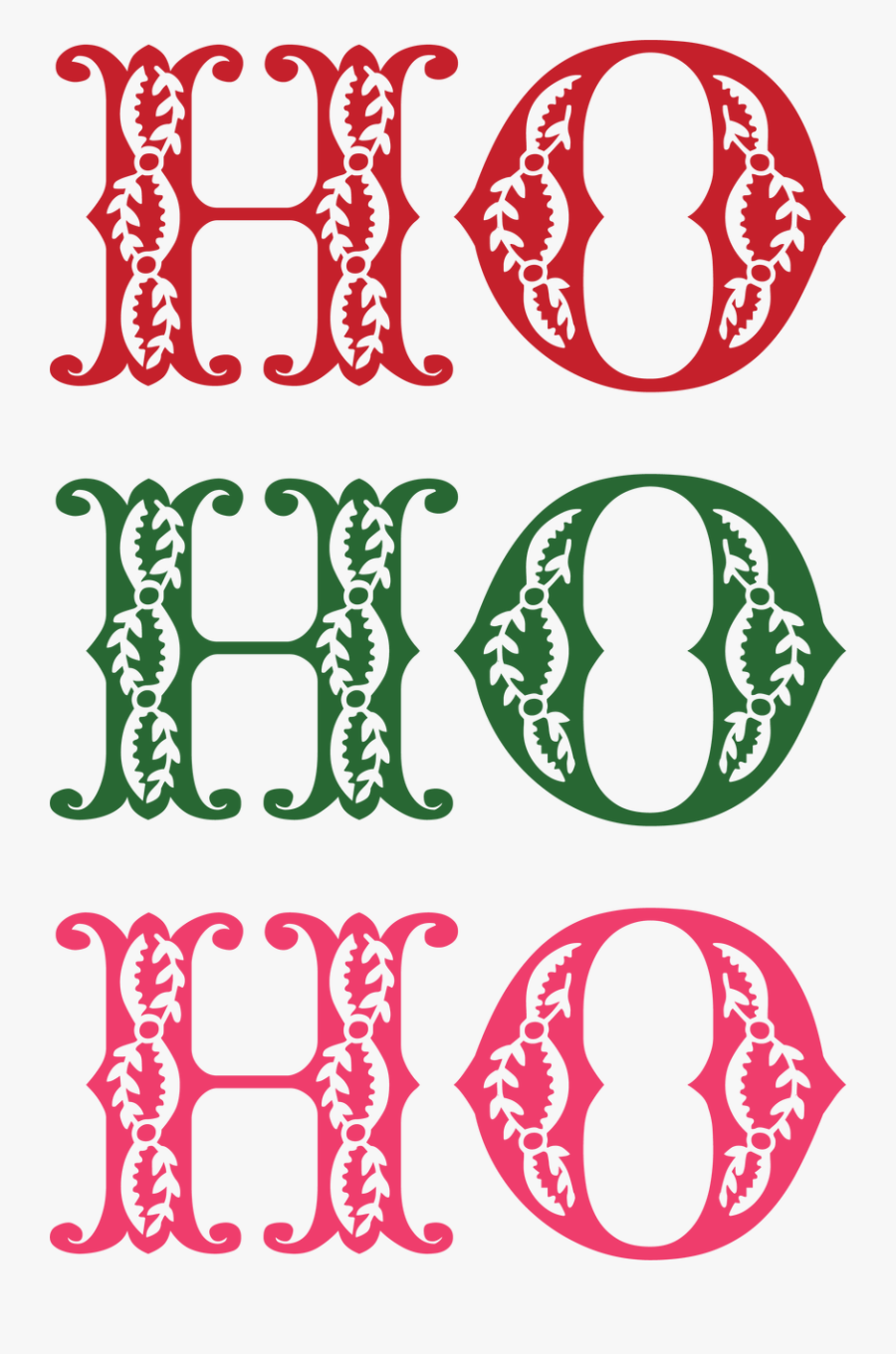 Ho Ho Ho Svg Cut File Circle Free Transparent Clipart Clipartkey