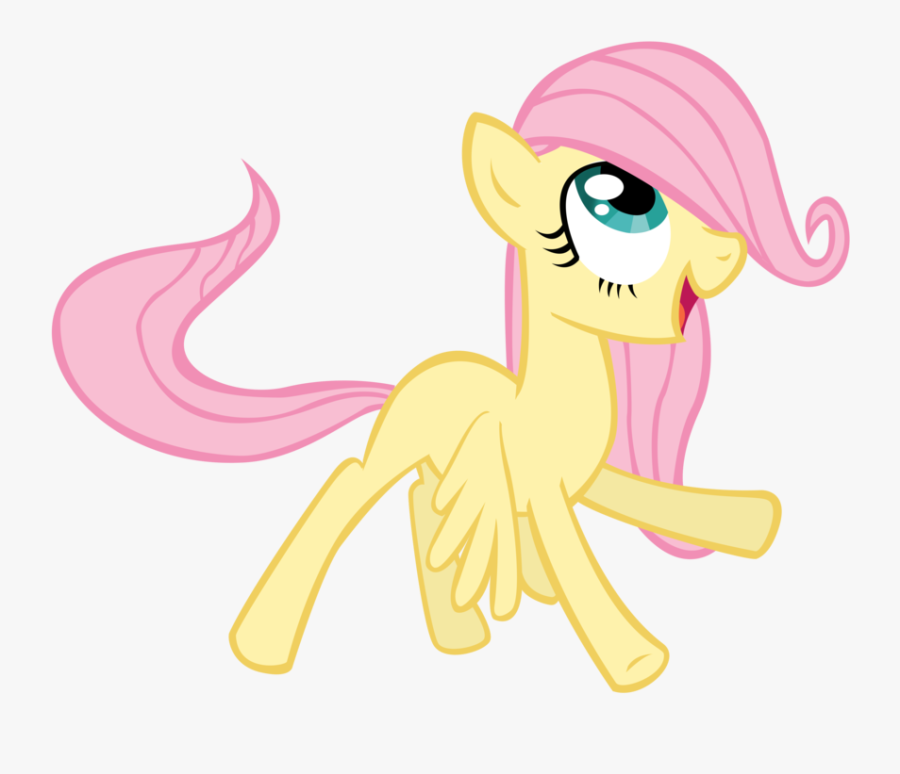 My Little Pony Fluttershy Filly - Cartoon, Transparent Clipart