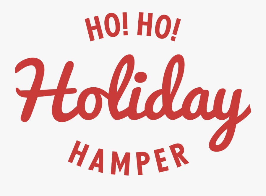 Hamper - Ho Ho Holiday Font, Transparent Clipart