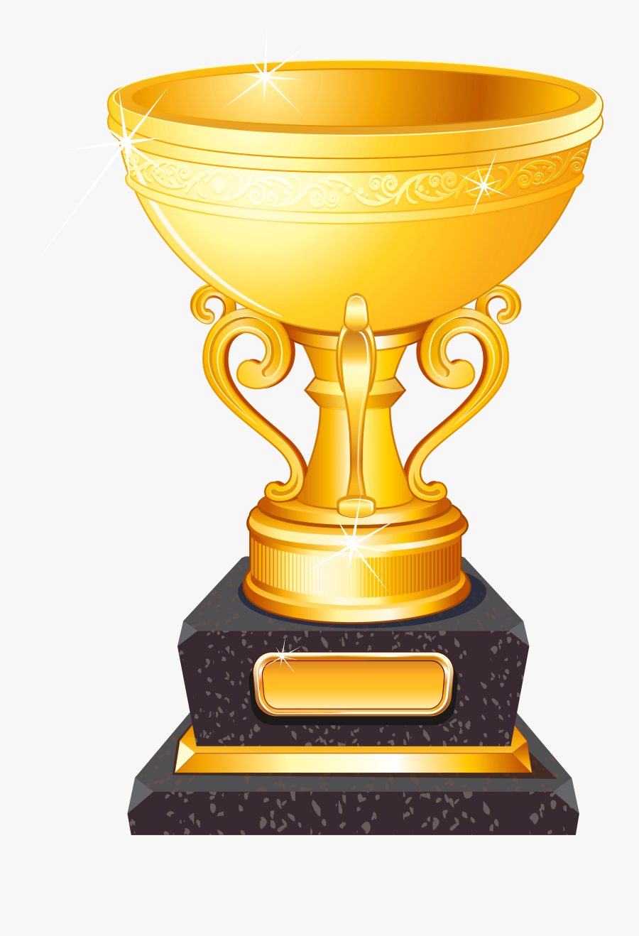 Golden Cup Trophy Clipart Picture - Football Trophy Png, Transparent Clipart