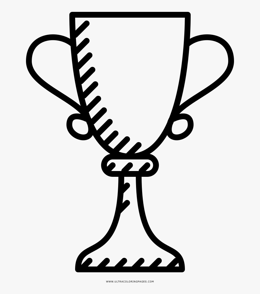 Transparent Trophy Clipart Black And White - Dibujos Para Colorear De Trofeos De Futbol, Transparent Clipart