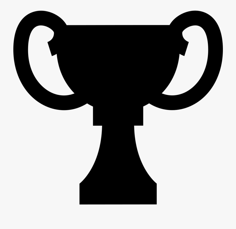 Award Black Shape Of Trophy Cup Comments - Awards Clipart Black And White, Transparent Clipart