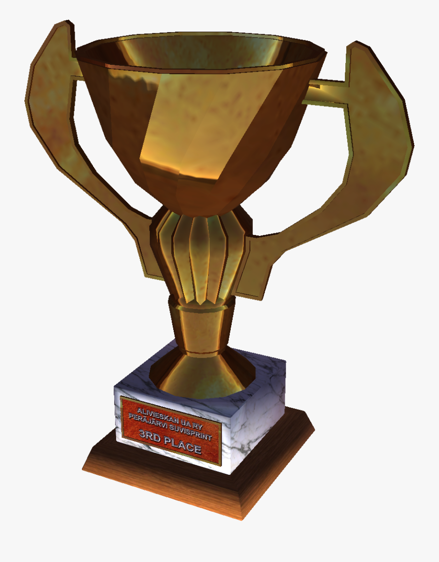 Transparent Third Place Clipart - Trophy, Transparent Clipart