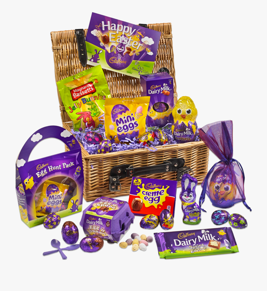 Win An Easter Hamper - Cadbury Easter Baskets, Transparent Clipart
