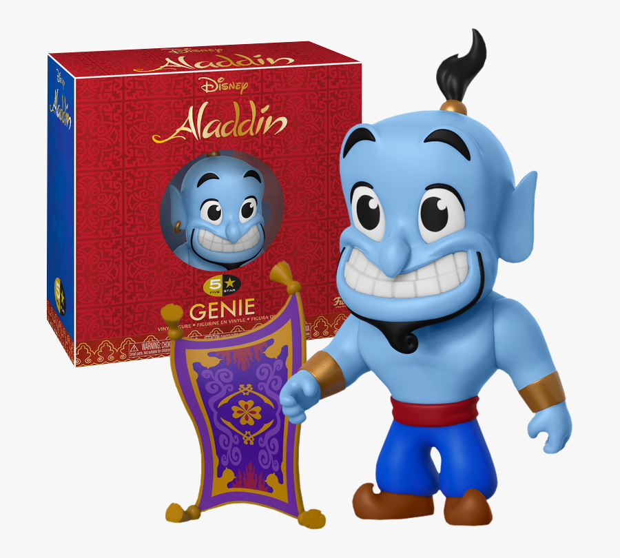 Friend Like Me 5 Star 4” Vinyl Bundle - 5 Star Aladdin Genie, Transparent Clipart