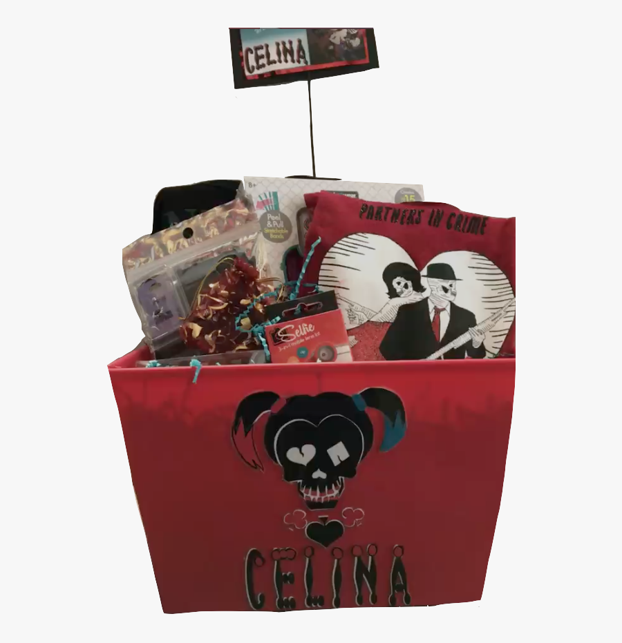 Clip Art Harley Quinn Blanket - Skull, Transparent Clipart