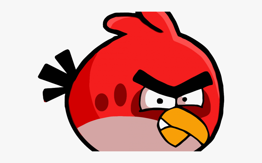 Transparent Angrybird Clipart - Red Angry Bird Side, Transparent Clipart