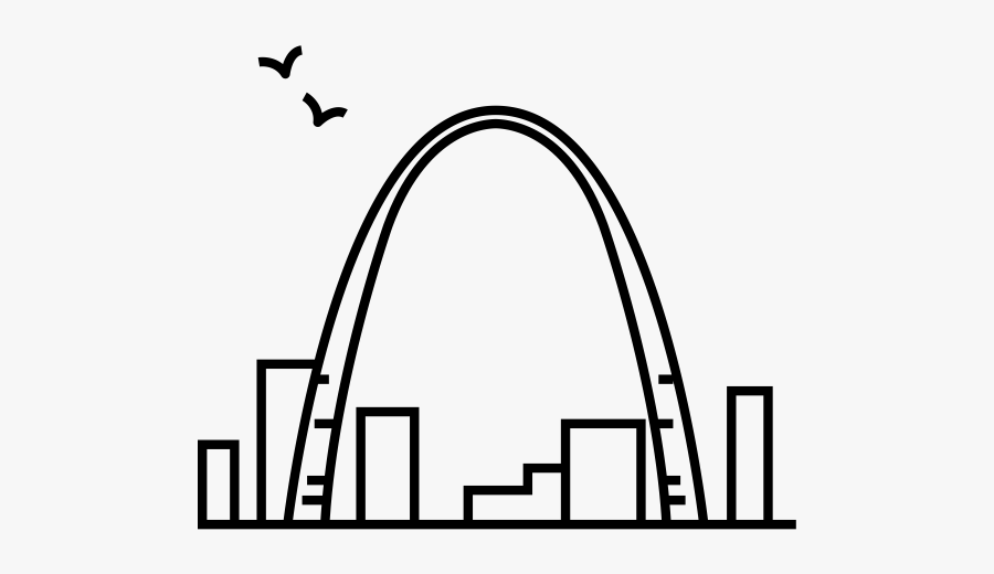 Landmark Rubber Stamps Stampmore - Museum At The Gateway Arch, Transparent Clipart
