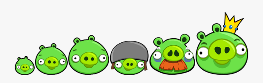 Angry Birds Pig Family, Transparent Clipart