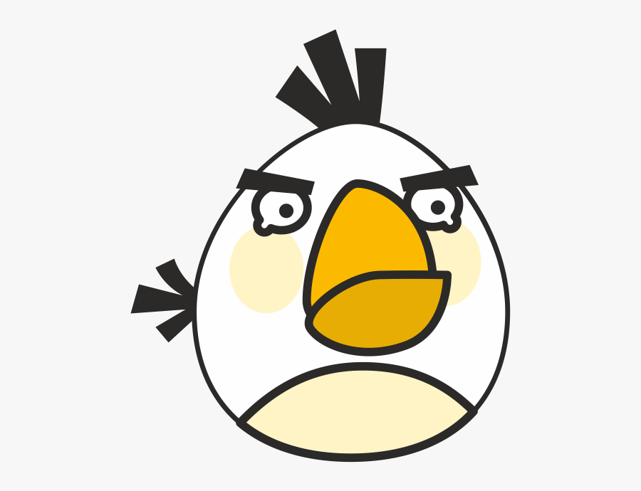 Orange Bird Angry Birds - Angry Birds Beyaz Kus, Transparent Clipart