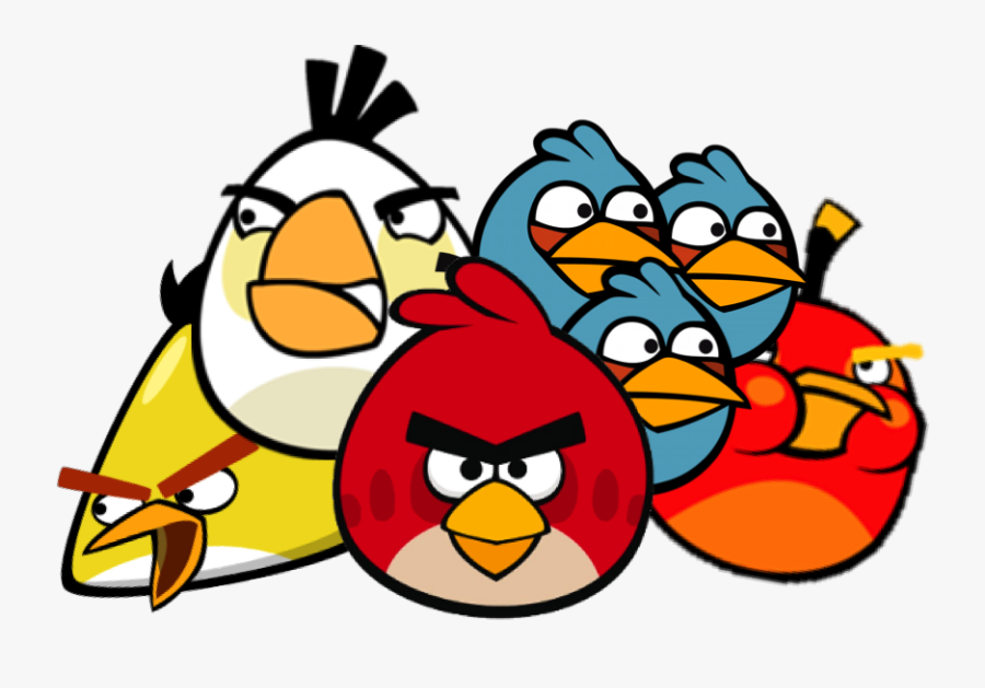 Transparent Bird Flock Png - Angry Birds, Transparent Clipart