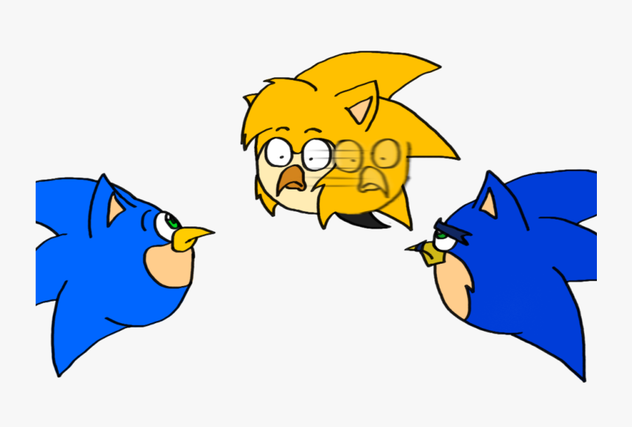 Two Sonic Birds By Sackhunter - Angry Sonic Birds, Transparent Clipart