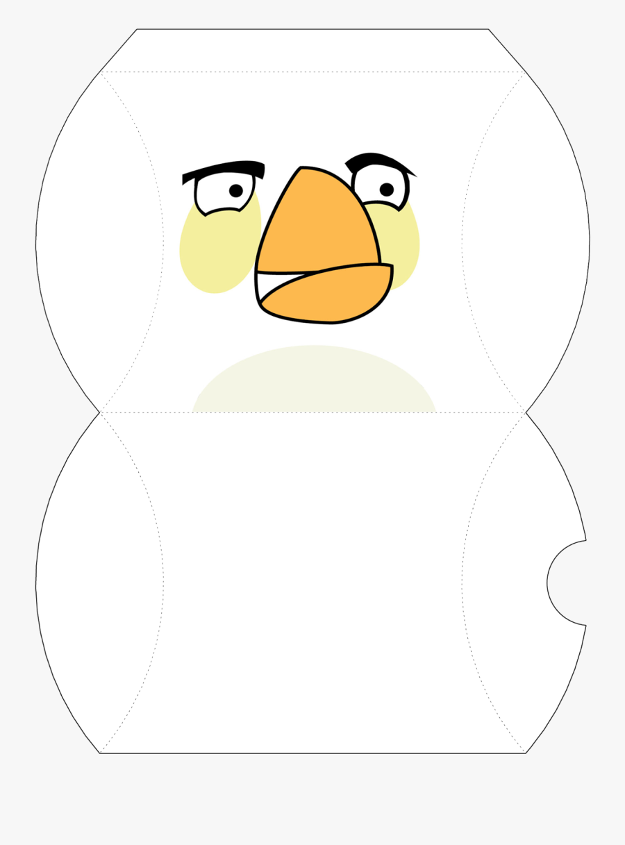 Angry Bird White Bird, Transparent Clipart