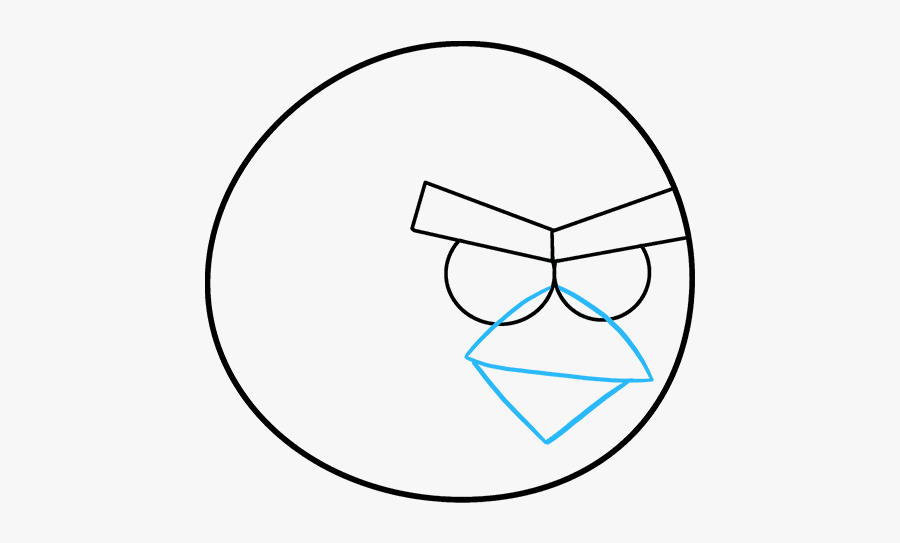 How To Draw Angry Birds - Figuras Geometricas Para Armar Esfera, Transparent Clipart