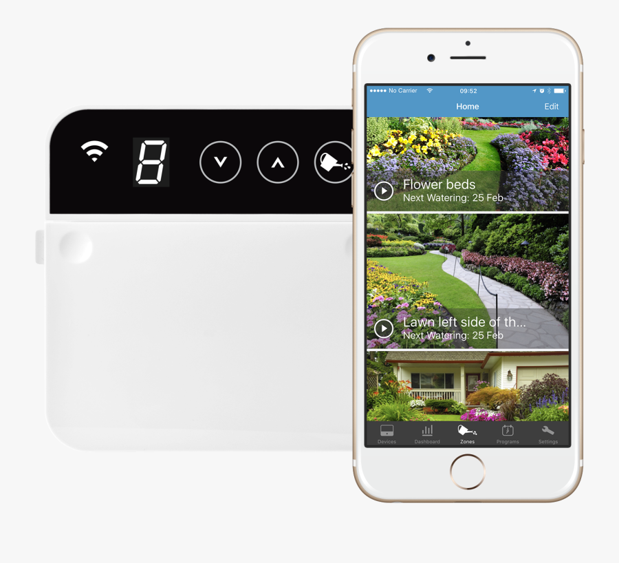 Smartphone Remote Control - Rainmachine, Transparent Clipart