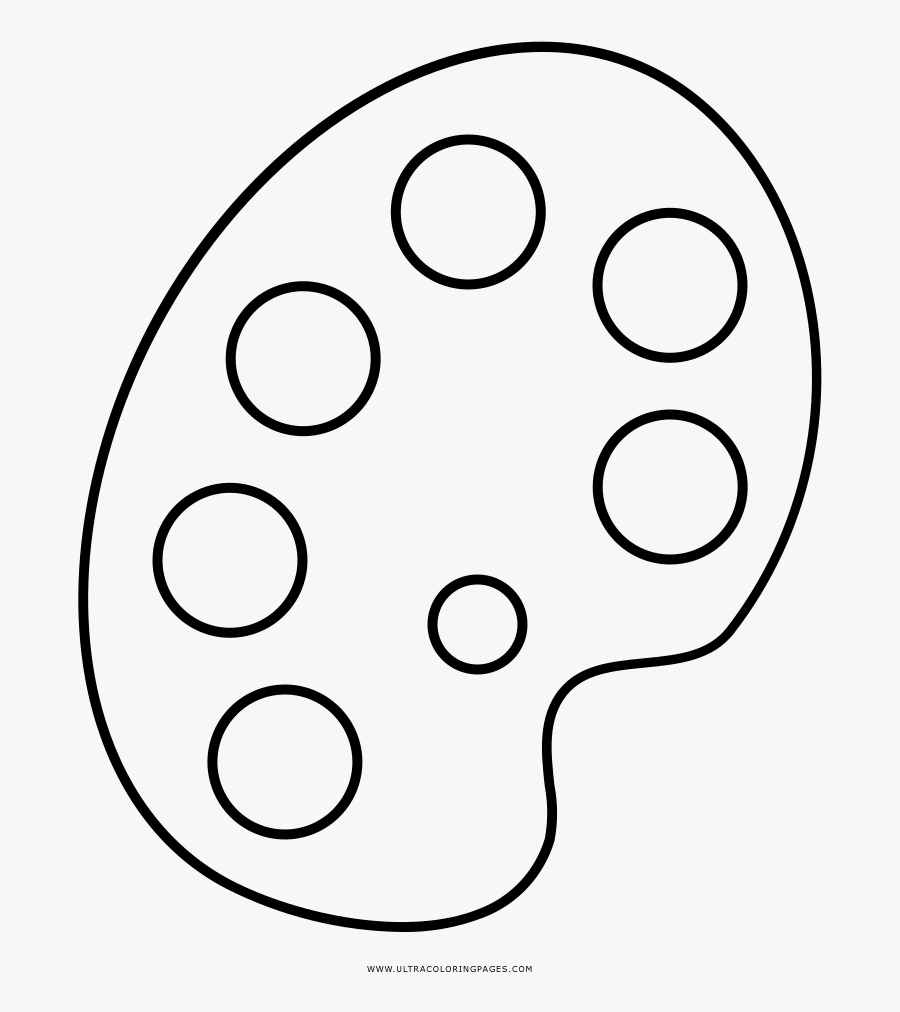 Paleta De Cores Desenho - Line Art, Transparent Clipart