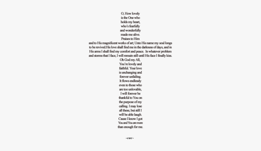 Clip Art Easter Poem About The Cross - Shape Poem About God, Transparent Clipart