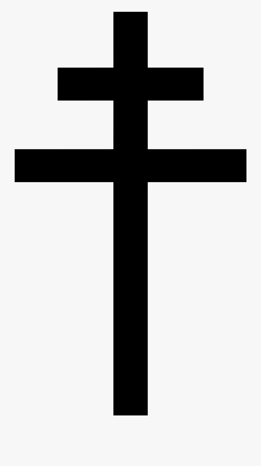 Crosses In Heraldry - Cross Of Lorraine Joan, Transparent Clipart