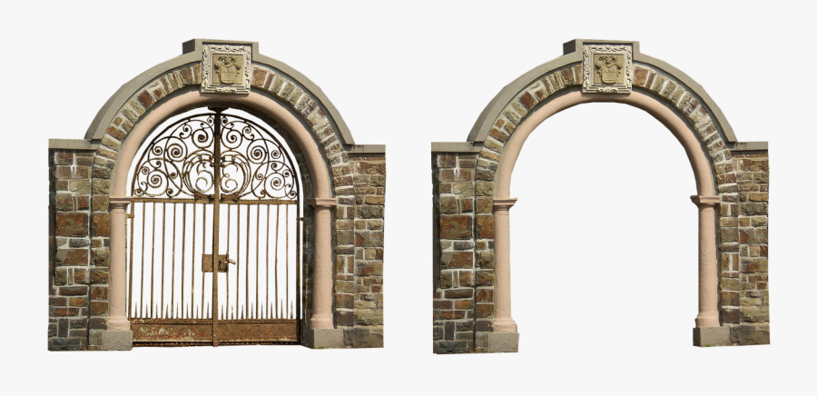 Archway Goal Iron Free Picture - Arco De Entrada Png, Transparent Clipart