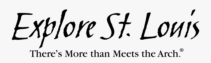 Explore St Louis Logo Black And White - Design, Transparent Clipart