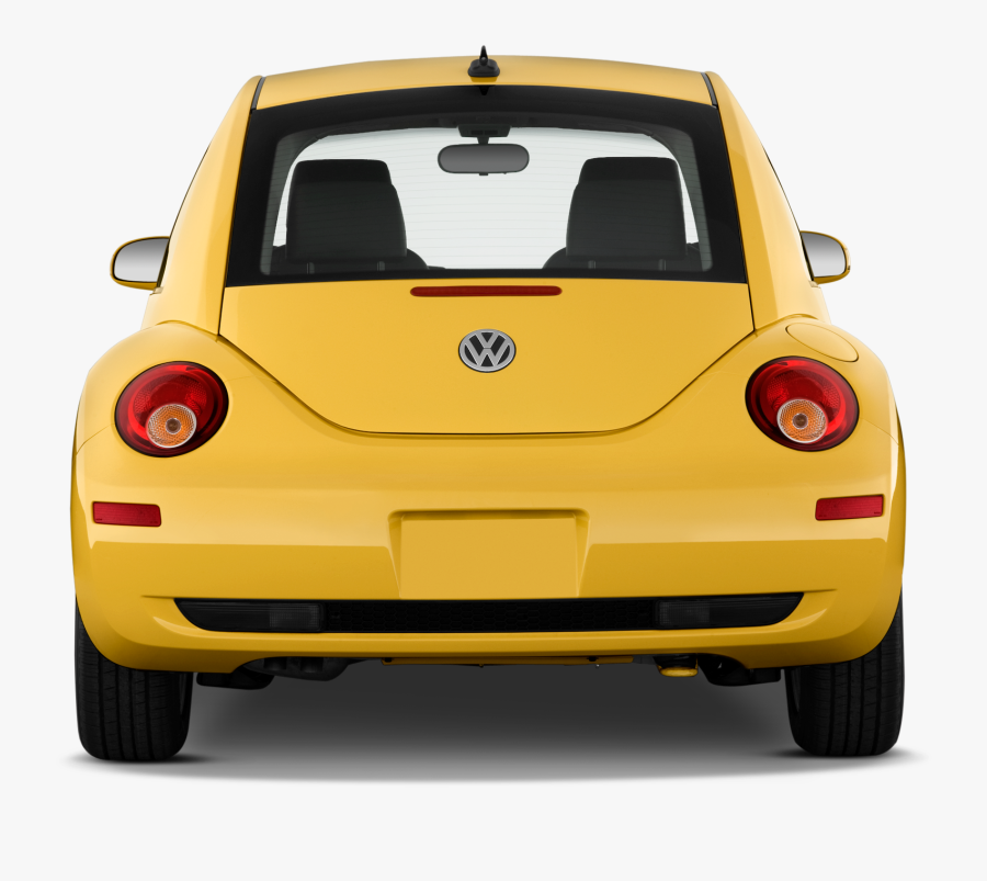 Transparent Bug Car Clipart - Volkswagen Beetle Back View, Transparent Clipart