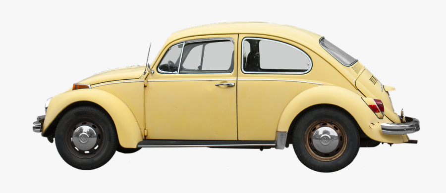 Vw 1200 Volkswagen 4 Cyl Boxer Beetle Oldtimer- - Yellow Volkswagen Beetle Png, Transparent Clipart