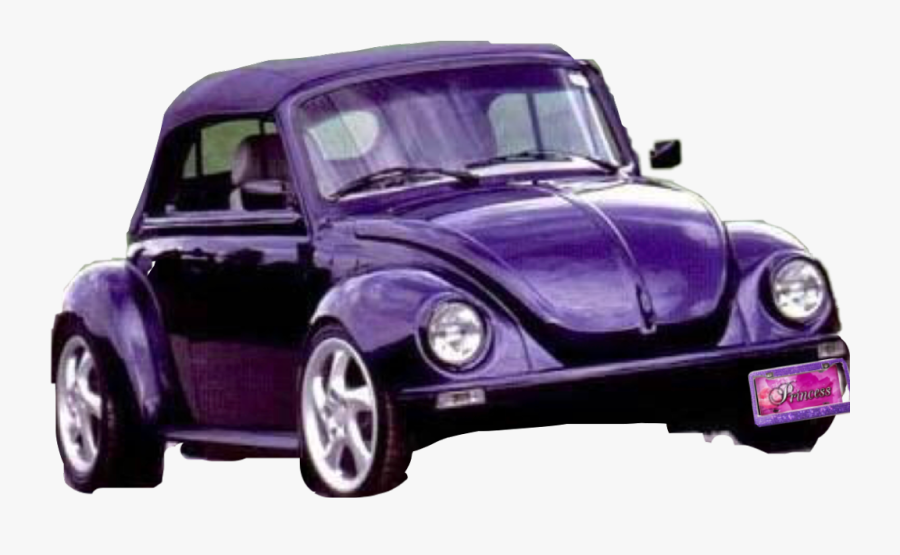 #purple #volkswagen #bug #beetle #car #convertible - Super Beetle, Transparent Clipart