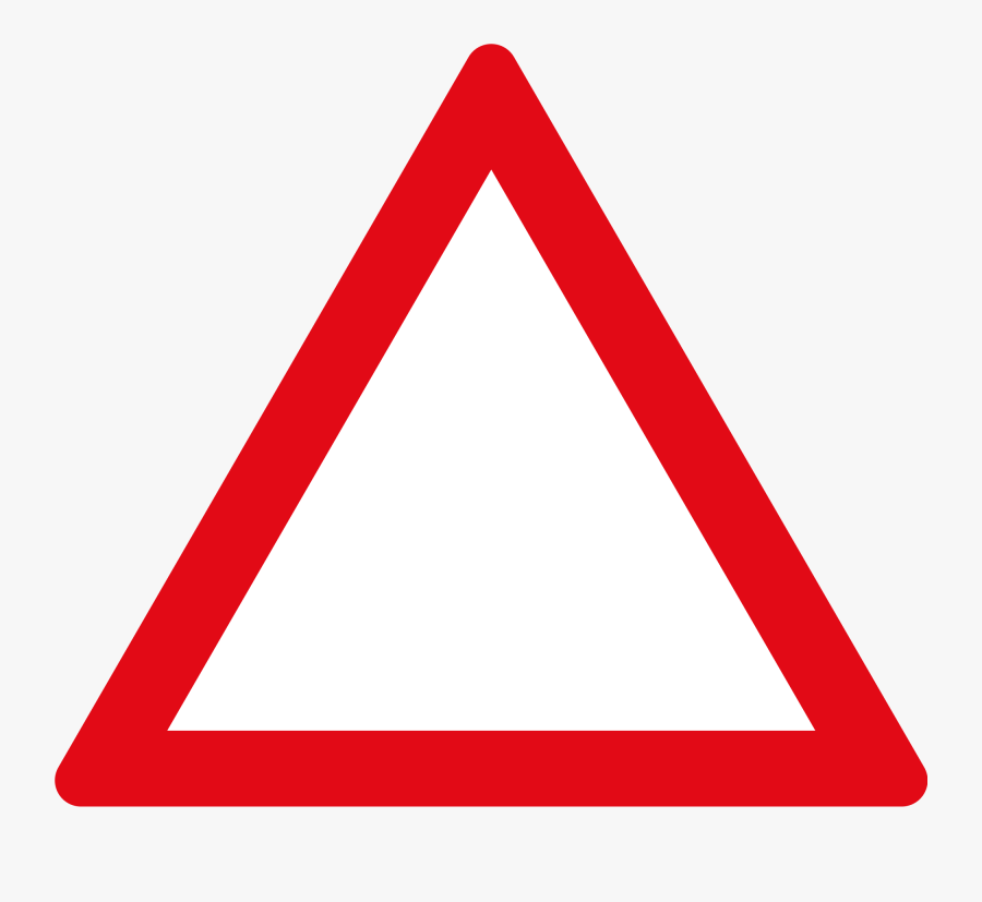 Triangle Warning Sign - Triangle Sign Png, Transparent Clipart