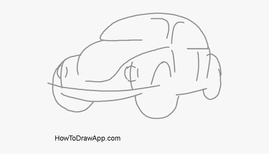 Clip Art Beetle Drawing - Line Art, Transparent Clipart