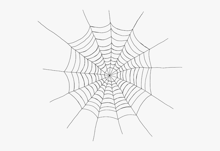 Transparent Cobwebs Png - Spider Web White Background, Transparent Clipart