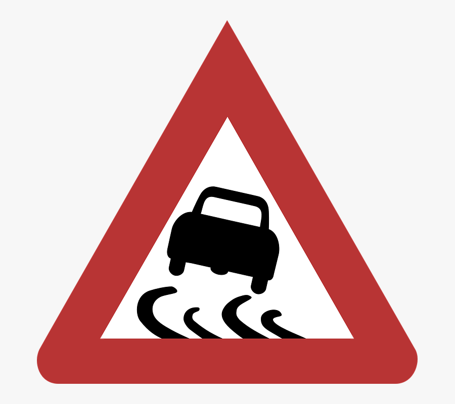 Transparent Mud Puddle Clipart - Знак Осторожно, Transparent Clipart