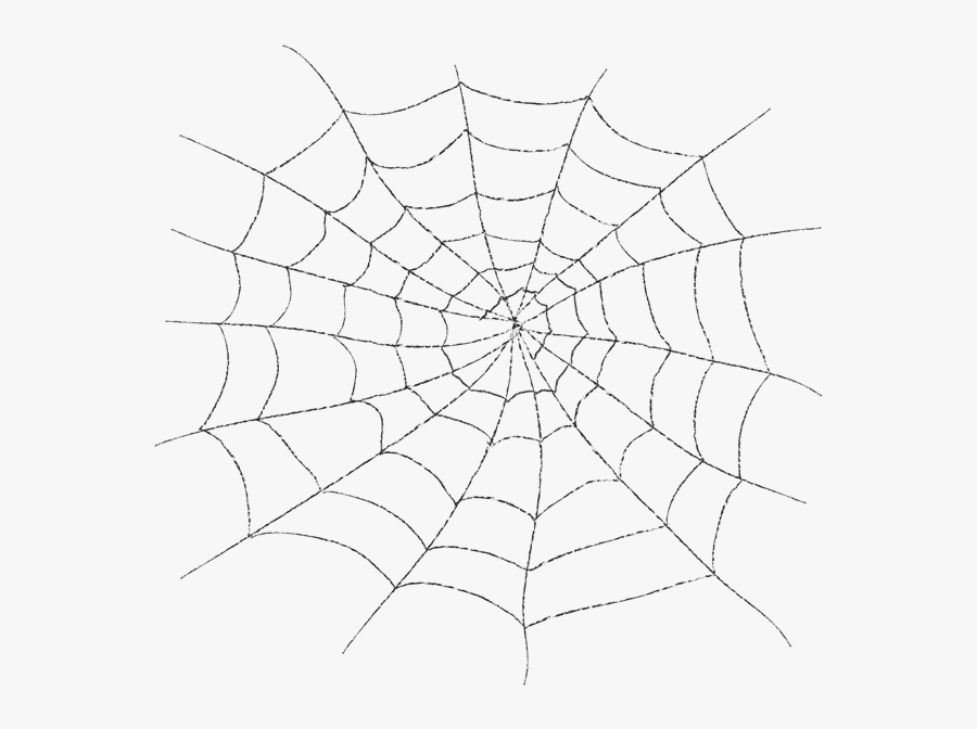 Spiderweb Clipart Spider Silk - 蜘蛛 网 Png 素材, Transparent Clipart