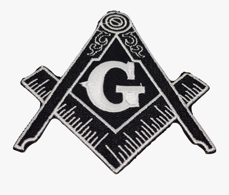 Freemason Square And Compass Patch - Freemason G Symbol Logic, Transparent Clipart