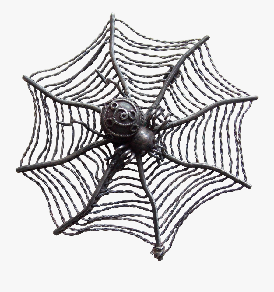 Awesome Sterling Spider Spider Web- - Spider Web, Transparent Clipart