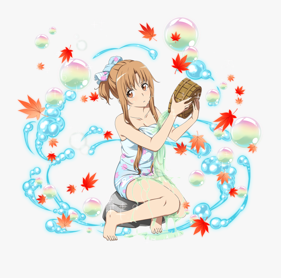 Hot Spring Angel Asuna - Sword Art Online Memory Defrag Hot Spring Angel Asuna, Transparent Clipart