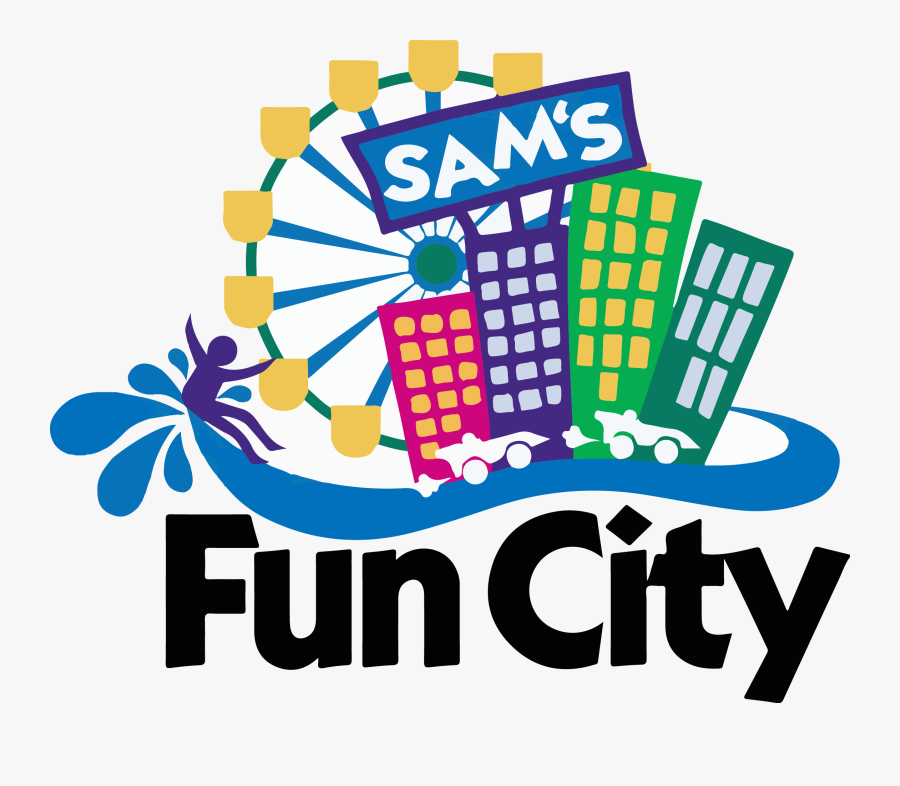 Sam's Fun City Logo Png, Transparent Clipart