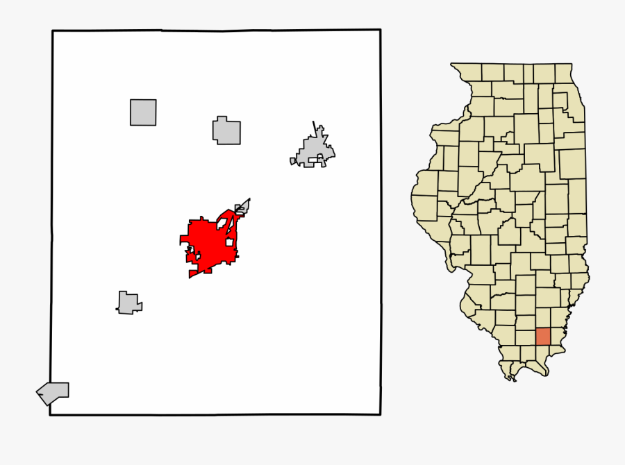 Transparent Illinois Clipart - Harrisburg Il County, Transparent Clipart