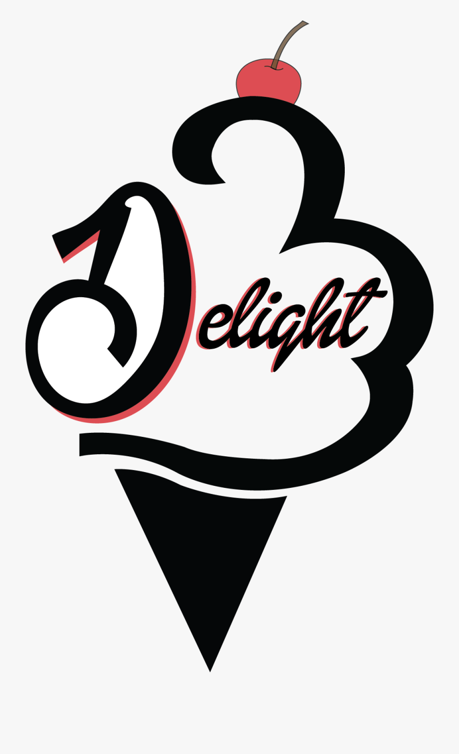Ice Cream Shop Logo, Transparent Clipart