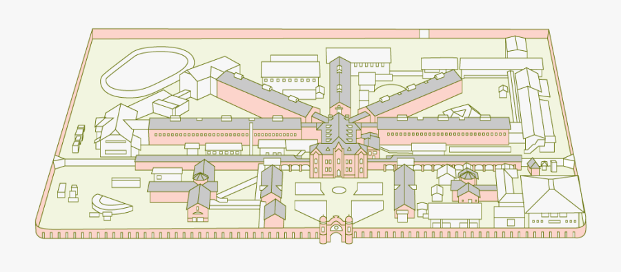 The Former Nara Prison - Illustration, Transparent Clipart