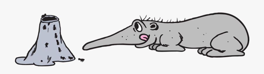Food, Hill, Looking, Anteater, Animal, Insects, Dirt - Porque Es Alargado El Hocico Del Oso Hormiguero, Transparent Clipart