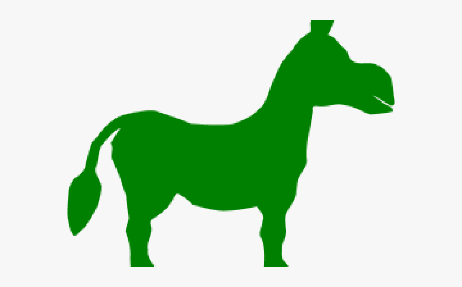 Donkey Shrek Silhouette, Transparent Clipart