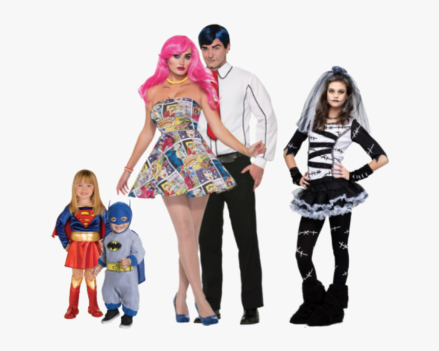 Halloween Costume Png Transparent File - Comic Girl Pop Art Costume, Transparent Clipart